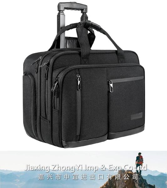 Rolling Laptop Bag, Carry on Briefcase