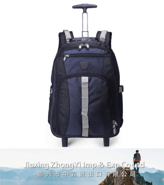 Rolling Wheeled Backpack, Laptop Compartment Bag