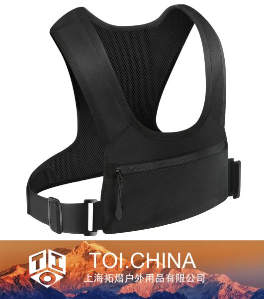 Running Vest Chest Phone Holder, Lightweight Running Pack