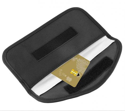 Signal Blocking Bag, GPS RFID Faraday Bag Shield Cage Pouch Wallet Phone Case for Cell Phone Privacy Protection