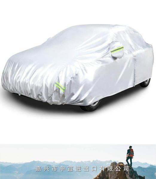 Silver Weatherproof Car Cover