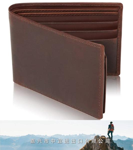 Slim Leather Bifold Wallets
