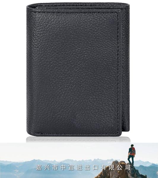 Slim RFID Wallet, Genuine Leather Wallet