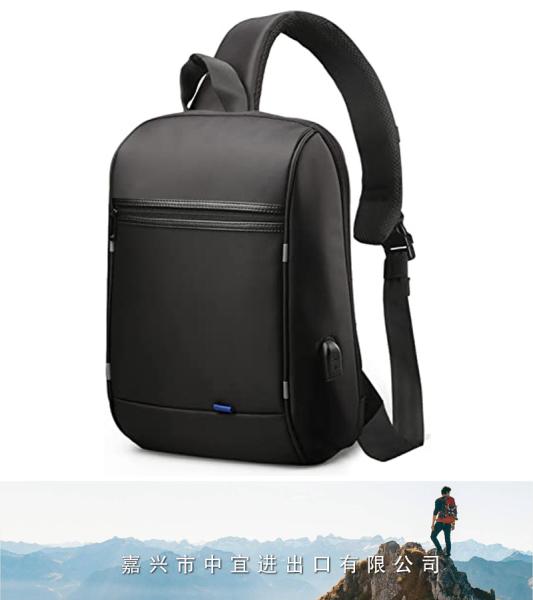 Sling Backpack, Mens Chest Bag