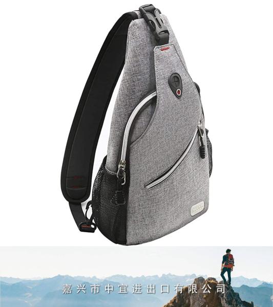 Sling Backpack, Multipurpose Crossbody Shoulder Bag