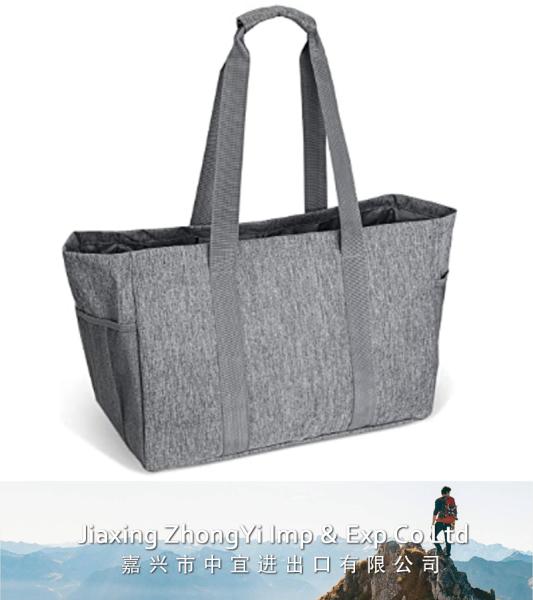 Soft Extra Large Utility Tote, Foldable Reusable Storage Bag