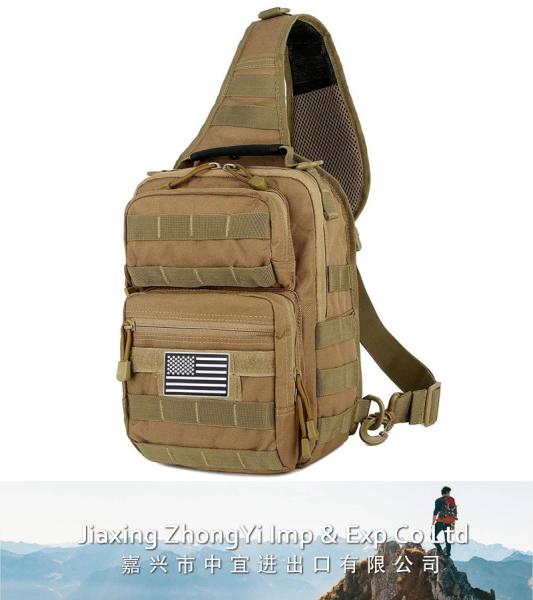 Tactical Sling Bag, Military Shoulder Backpack
