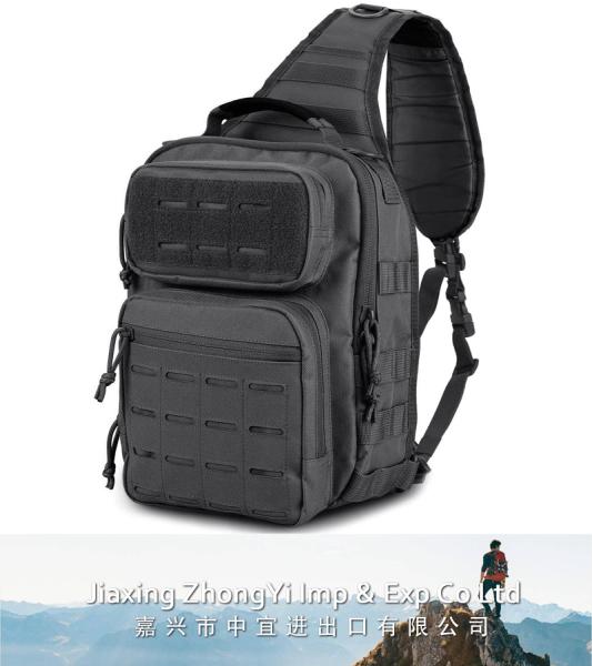 Tactical Sling Bag Pack, Military Shoulder Sling Backpack
