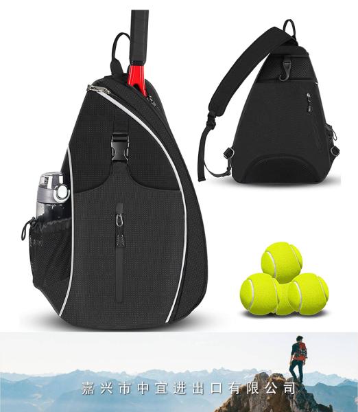 Tennis Sling Bag, Tennis Crossbody Backpack