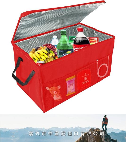 Thermal Insulation Storage Bag, Traveling Trunk Organizer Basket