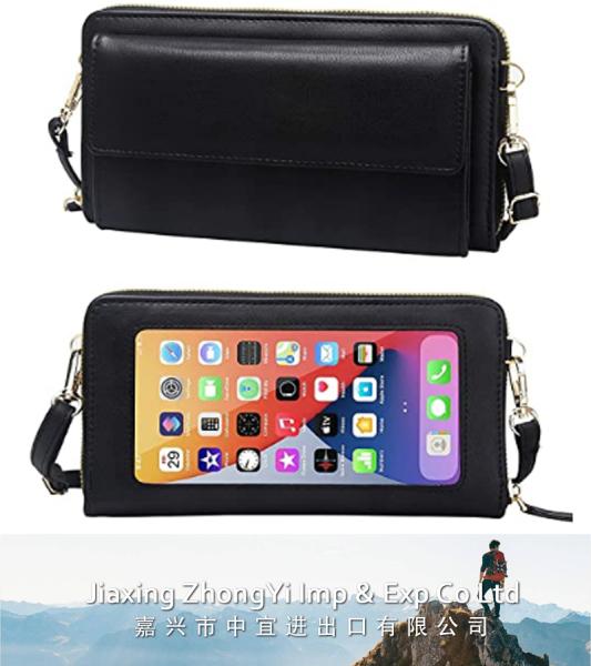 Touch Screen Phone Bag, Vertical Small Crossbody Bag