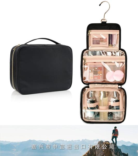 Travel Makeup Bag, Waterproof Hanging Toiletry Bag