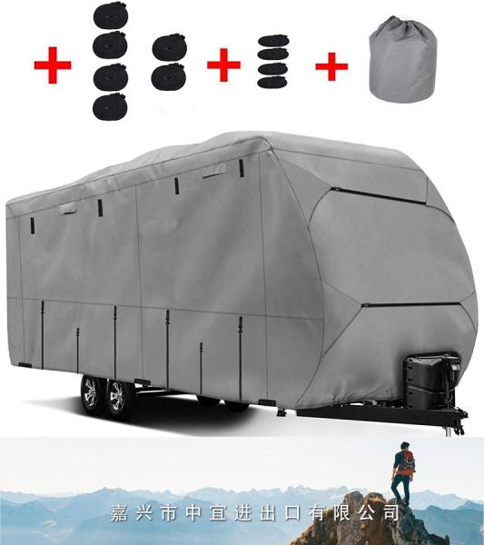 Travel Trailer RV Cover, Windproof Camper Cover