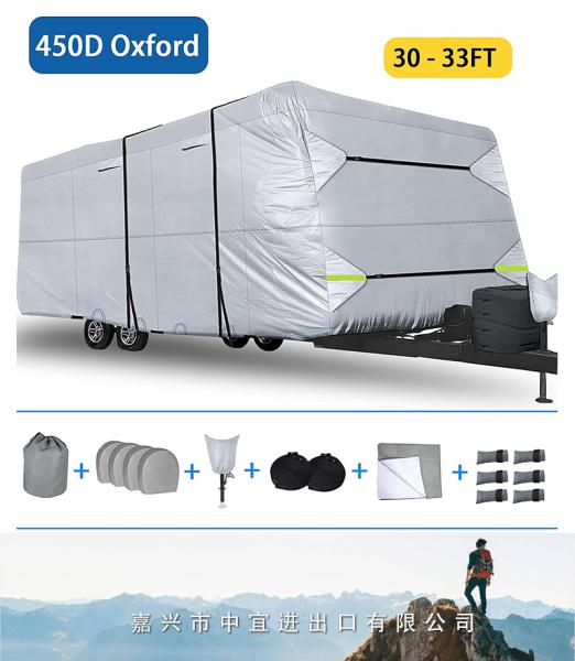 Travel Trailer RV Cover, Windproof Camper Cover