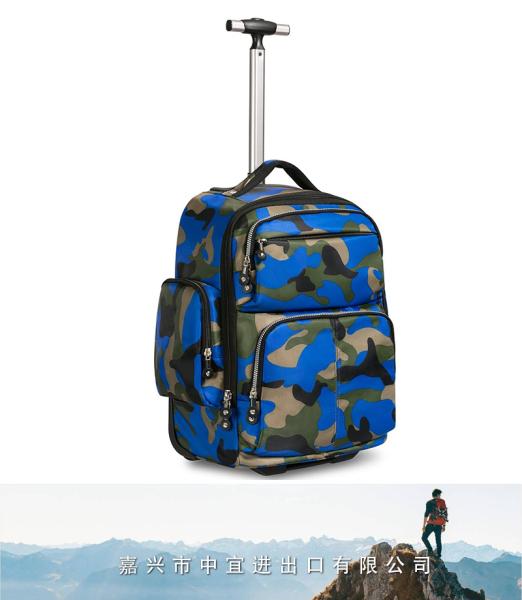 Travel Wheeled Rolling Backpack, Books Laptop Bags