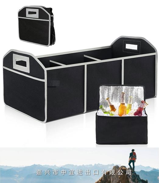 Trunk Organizer, Collapsible Cargo Trunk Storage Organizer