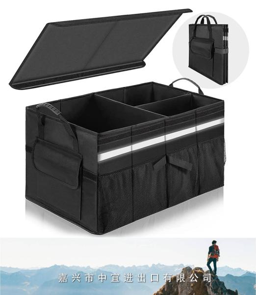 Trunk Organizer, Multi Compartment Trunk Storage Organizer