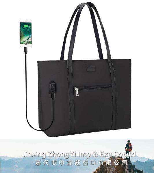 USB Laptop Tote Bag, Laptop Organizer Bag