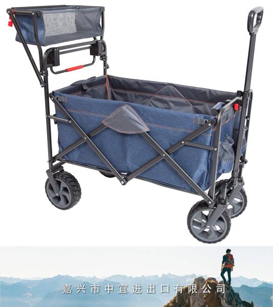 Utility Wagon, Outdoor Heavy Duty Folding Cart