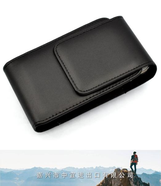 Vertical Leather Case, Holster Pouch