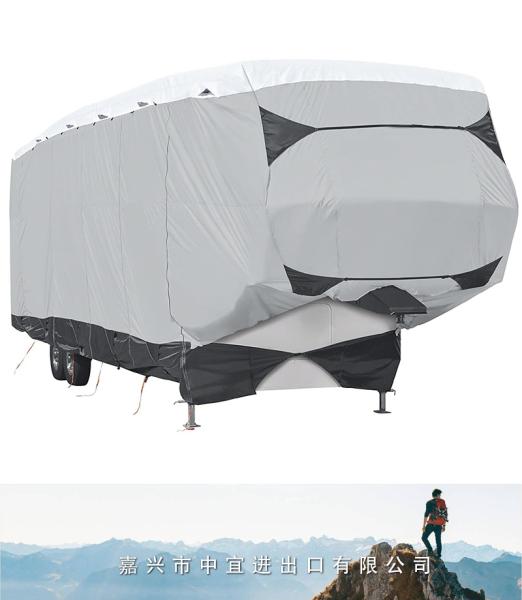 Water Repellent RV Cover, Deluxe 5th Wheel Trailer Cover