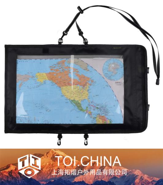 Waterproof Map Case, Transparent Hiking Map Pouch