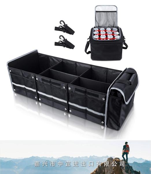 Waterproof Trunk Organizer, Insulated Leakproof Cooler Bag