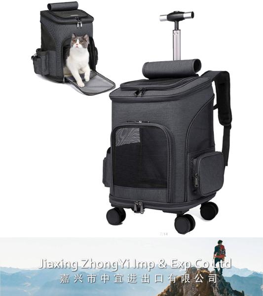 Wheeled Pet Carrier Backpack, Pet Stroller