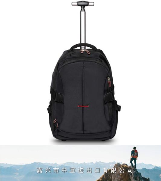 Wheeled Rolling Backpack, Laptop Books Bags