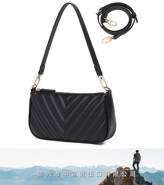 Women Shoulder Bag, Small Crocodile Clutch