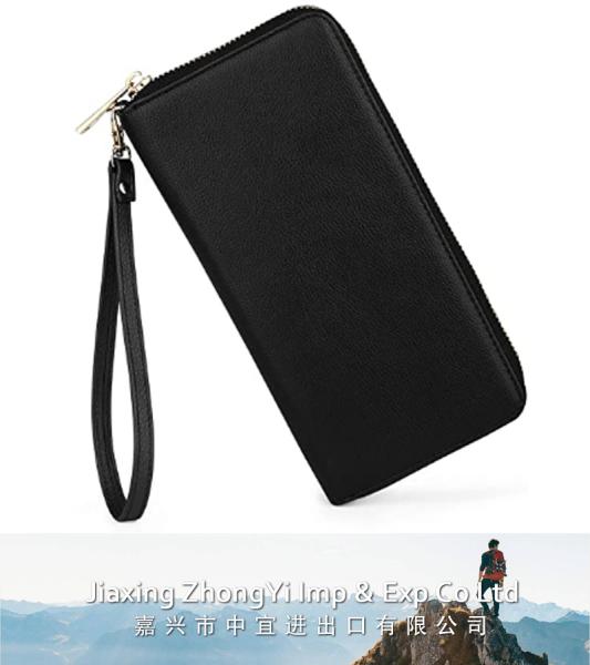 Womens Leather Wallet, RFID Blocking Card Holder