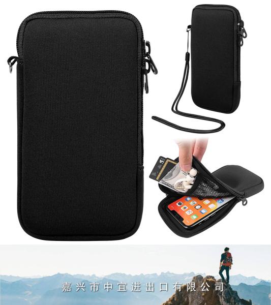 Zipper Phone Sleeve Pouch