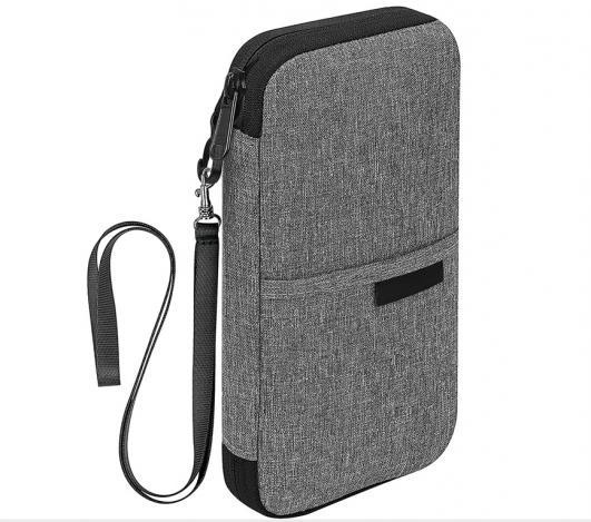 Travel Document Organizer RFID Family Passport Wallet Holder