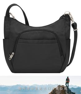 Anti-Theft Cross-Body Bag. Bucket Bag