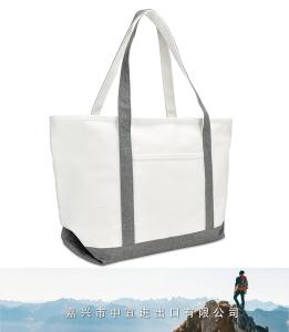 Cotton Canvas Shopping Tote Bag