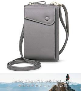 Crossbody Cellphone Bag, RFID Blocking Wallet