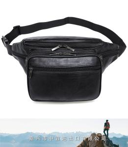 Genuine Leather Waist Bag, Waist Pack