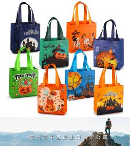 Halloween Treat Bag, Small Halloween Tote Bag