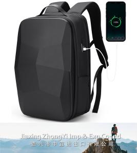 Hard Shell Backpack, Business Laptop Backpack