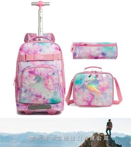 Kids Rolling Backpack, Trolley School Backpack