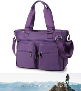 Water Repellent Nylon Shoulder Bag